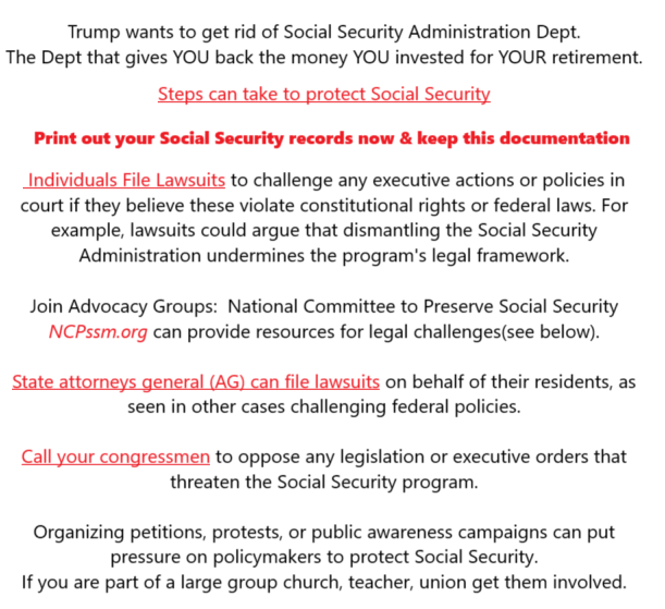 Protect your social security investment