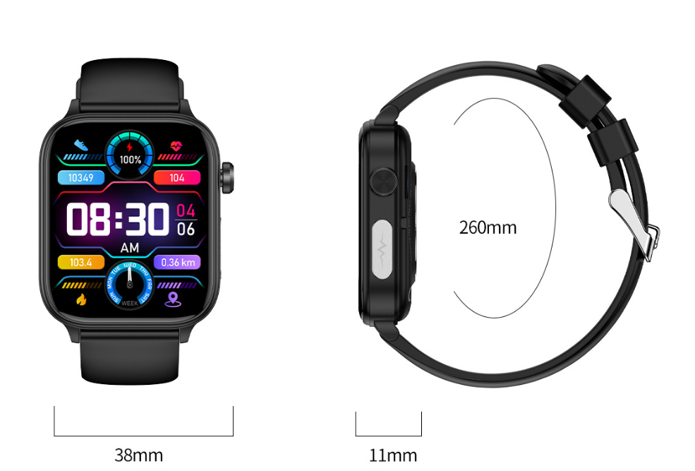 Health Tracking Smart Watch - LessBarriers