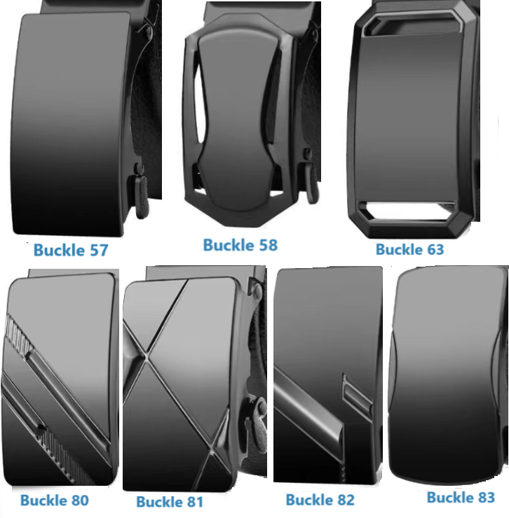 Black Ratchet Belt with Dual Buckles - LessBarriers