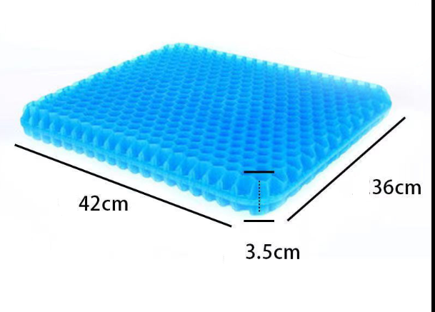 Honeycomb Gel Seat Cushion with Cover - LessBarriers