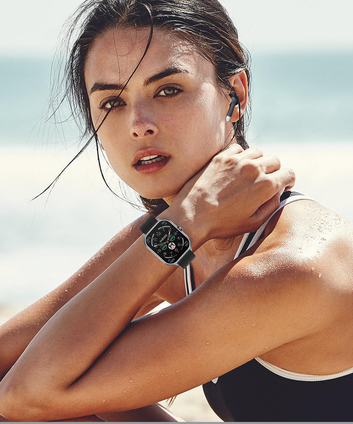 Health Watch with Bluetooth Earphones - LessBarriers