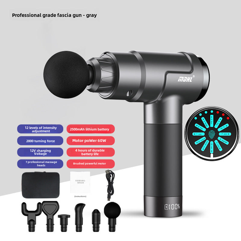 Adjustable Rechargeable Massage Gun Device - LessBarriers