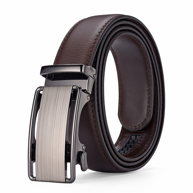 Adjustable Ratchet Belt in Black/Brown - LessBarriers