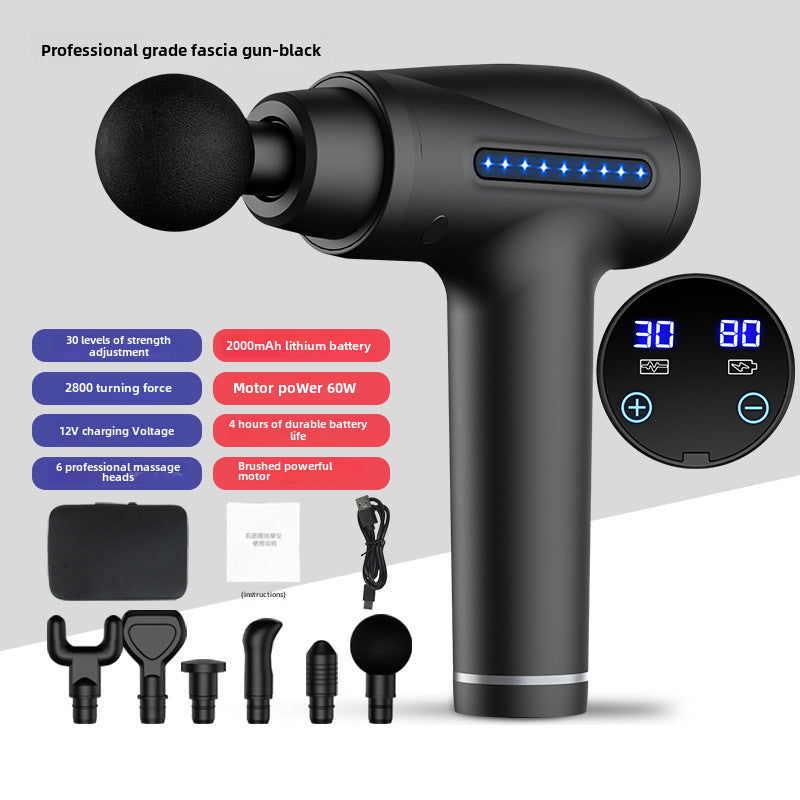 Adjustable Rechargeable Massage Gun Device - LessBarriers