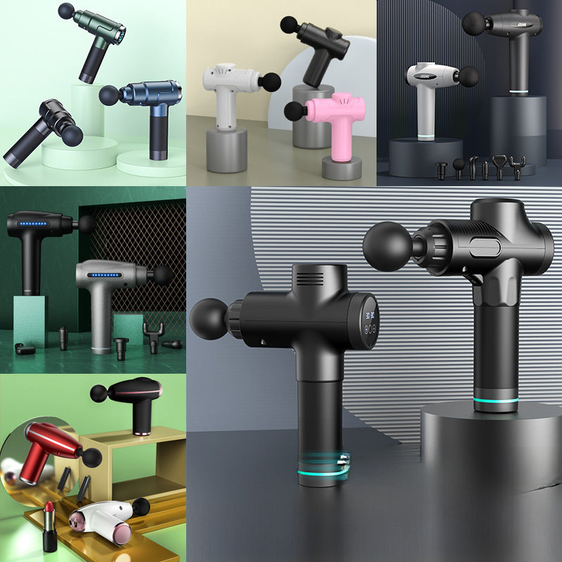 Adjustable Rechargeable Massage Gun Device - LessBarriers