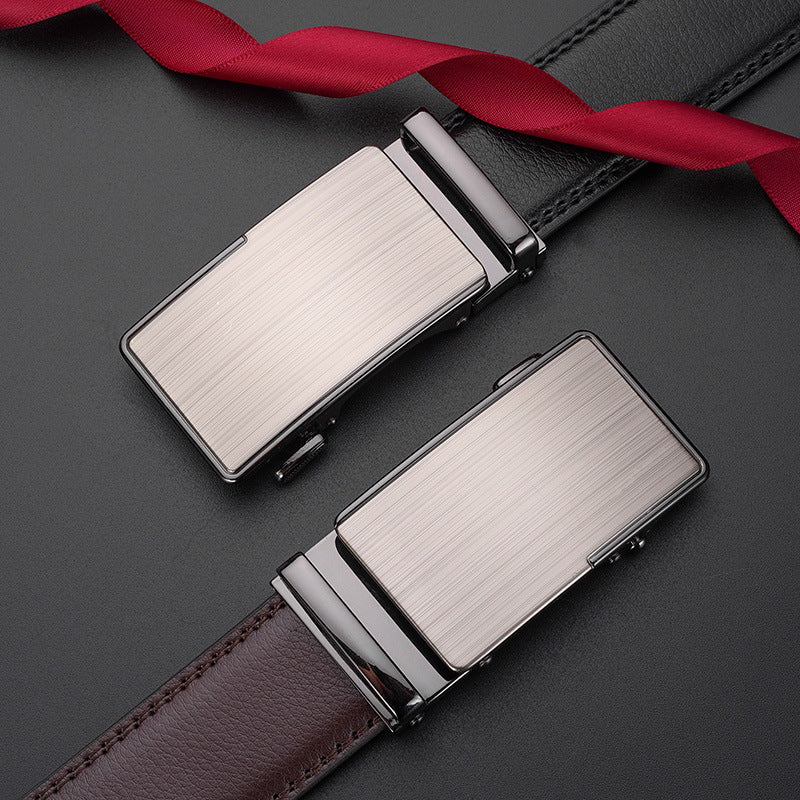 Adjustable Ratchet Belt in Black/Brown - LessBarriers