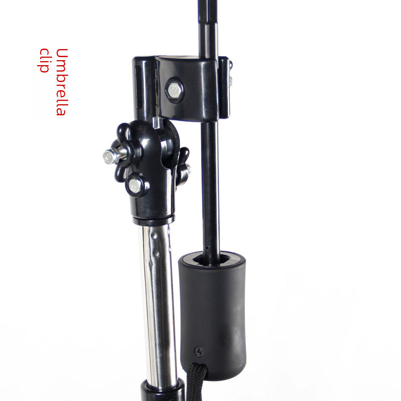 Wheelchair Umbrella Stand and Tire Inflator - LessBarriers