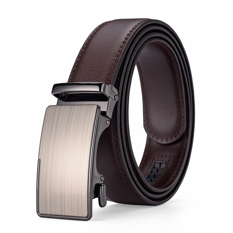 Adjustable Ratchet Belt in Black/Brown - LessBarriers
