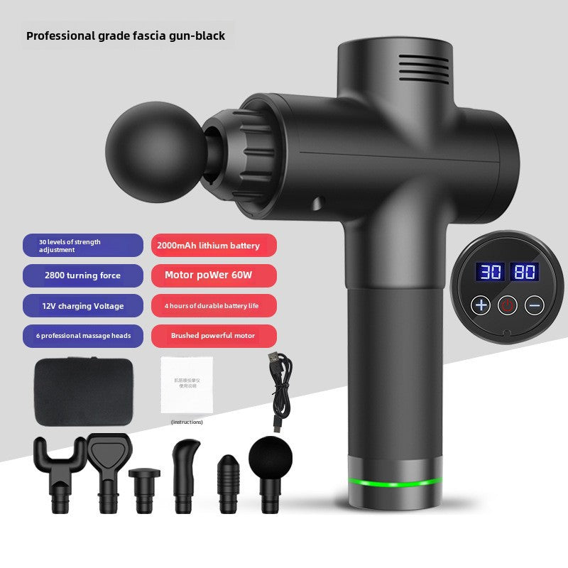 Adjustable Rechargeable Massage Gun Device - LessBarriers