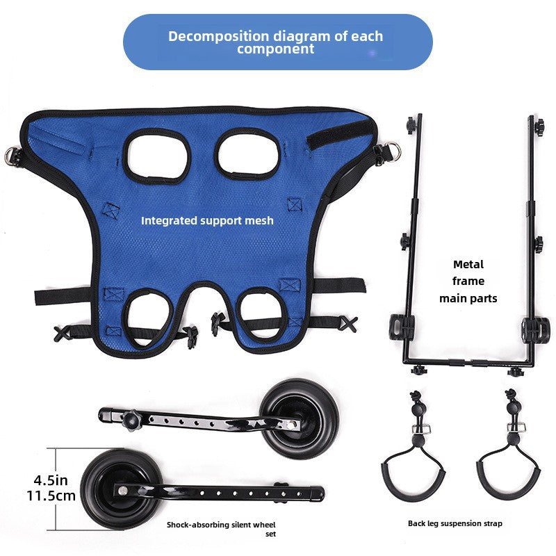 Adjustable Pet Wheelchair for Mobility - LessBarriers