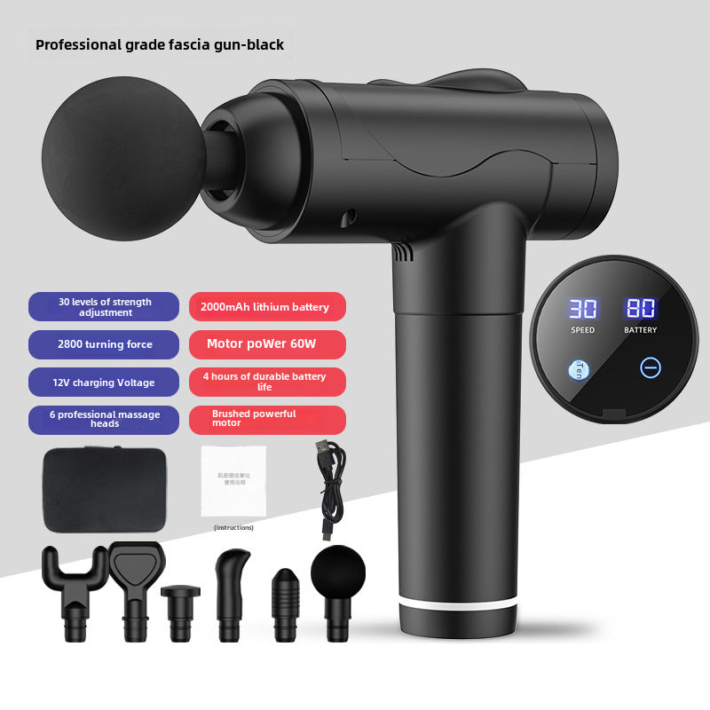 Adjustable Rechargeable Massage Gun Device - LessBarriers