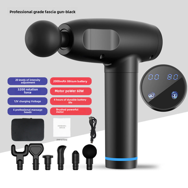 Adjustable Rechargeable Massage Gun Device - LessBarriers