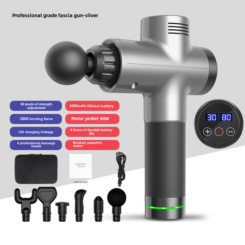 Adjustable Rechargeable Massage Gun Device - LessBarriers