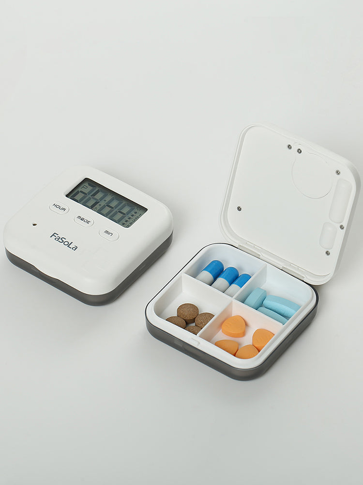 Small alarm pill box