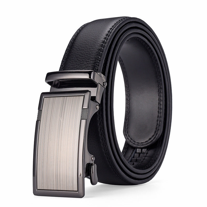 Adjustable Ratchet Belt in Black/Brown - LessBarriers