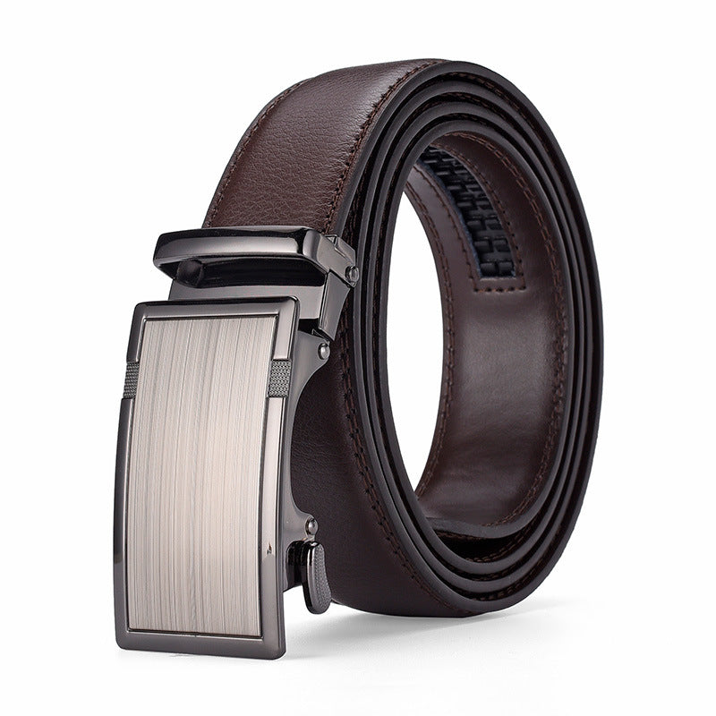 Adjustable Ratchet Belt in Black/Brown - LessBarriers