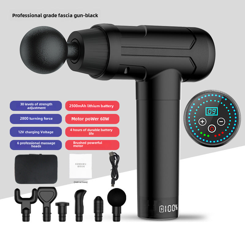 Adjustable Rechargeable Massage Gun Device - LessBarriers