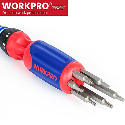 Tools: 12-in-1 screwdriver with LONG 2 sided bits - LessBarriers