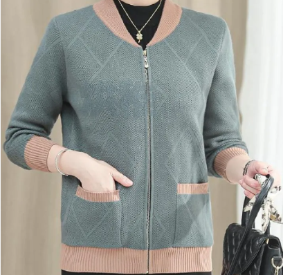 Women's Cardigan with Convenient Pockets - LessBarriers