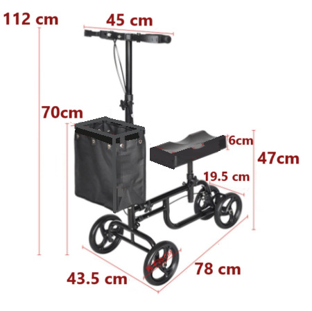 Supportive Knee Bike for Mobility - LessBarriers