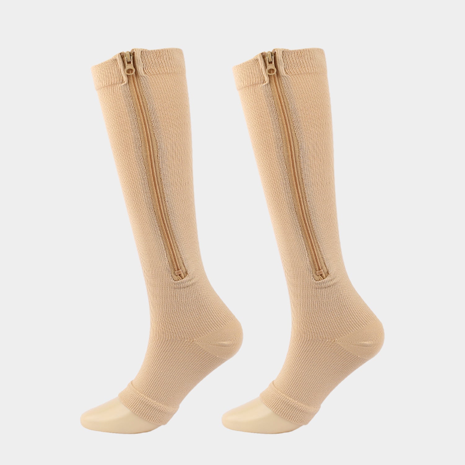 Compression Socks with Side Zipper Support - LessBarriers