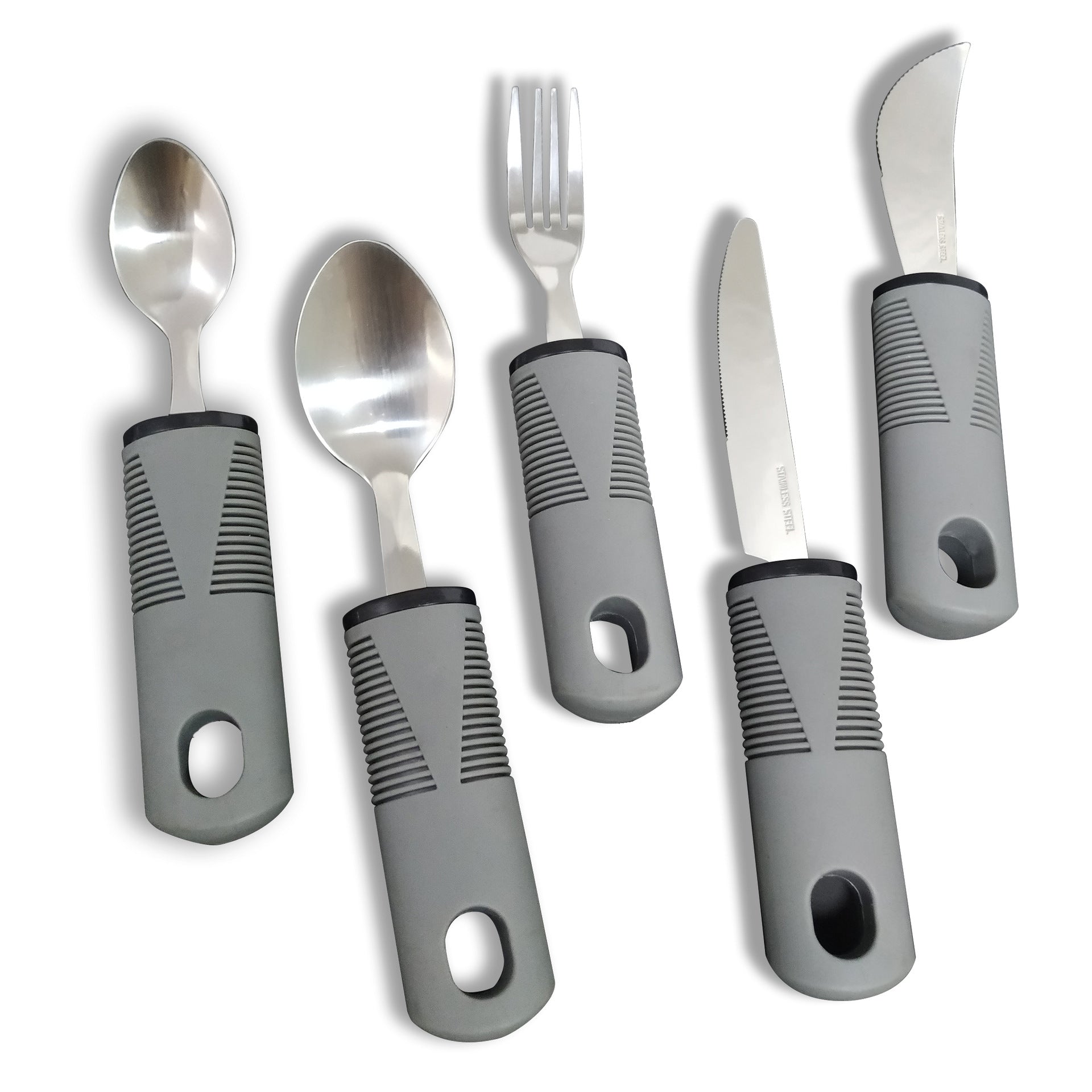 Adaptive Silverware Set for Easy Grip - LessBarriers