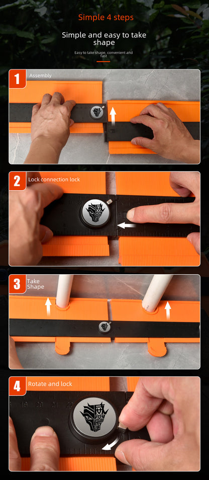 Tools: Contour measuring ruler - LessBarriers