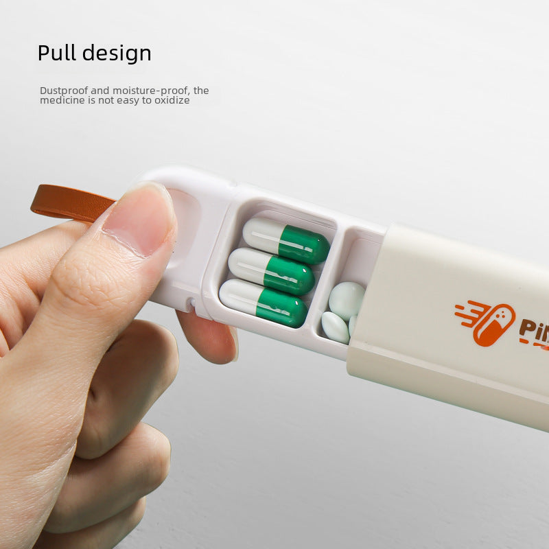 Pull-out pill box